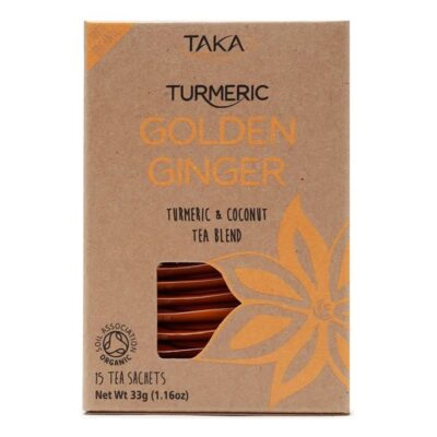 Taka Turmeric Organic Ginger Lemon Tea Bags