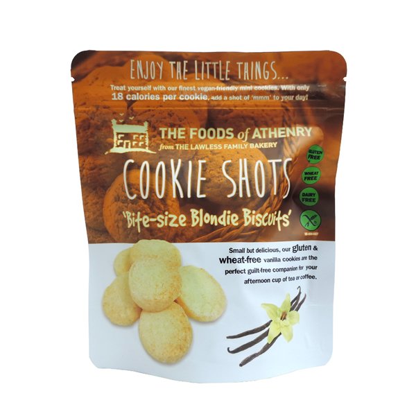 The Foods of Athenry Gluten Free Cookie Shots Blondies 120g