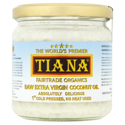 Tiana Organic raw extra virgin coconut oil for cooking