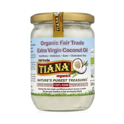 Tiana Organic raw extra virgin coconut oil for cooking