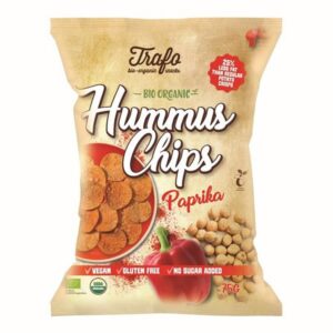 Trafo Organic Hummus Chips Paprika 75g