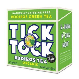 Tick Tock Organic Green Rooibos 40 Bags