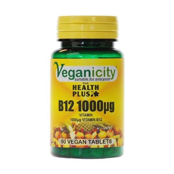 Veganicity B12 1000ug 90 Vegetabs