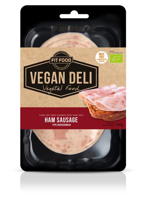 Vegan Deli Organic Roulade de Paris (Ham) Style Slices 100g
