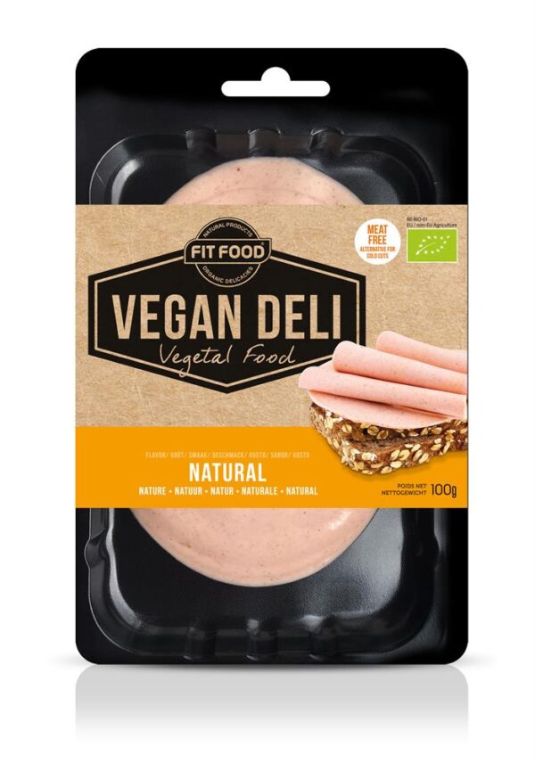 Vegan Deli Organic Natural Slices 100g