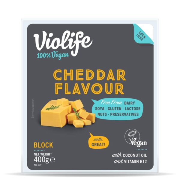 Violife Cheese Block Cheddar 400g