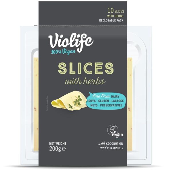 Violife Herb Cheese Slices 200g