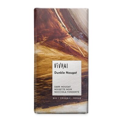 Vivani Dark Nougat Chocolate Bar