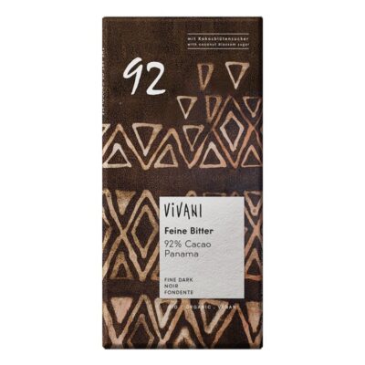Vivani Dark 92% Cocoa Chocolate Bar