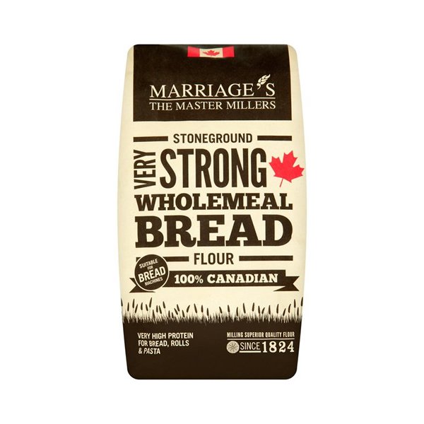 W H Marriage Canadian Very Strong Wholemeal Flour 1.5kg