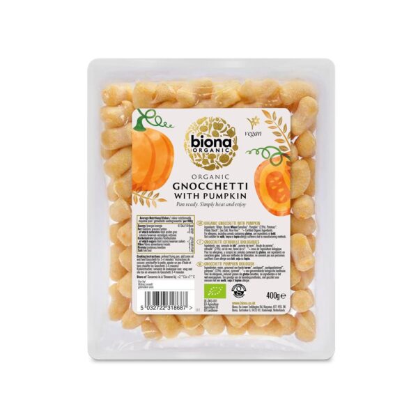 Biona Organic Fresh Pumpkin Gnocchetti 400g