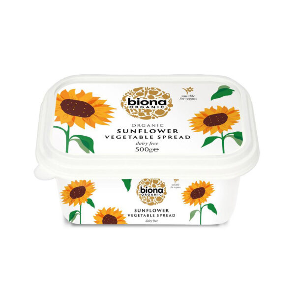 Biona Sunflower Vegetable Margarine 500g