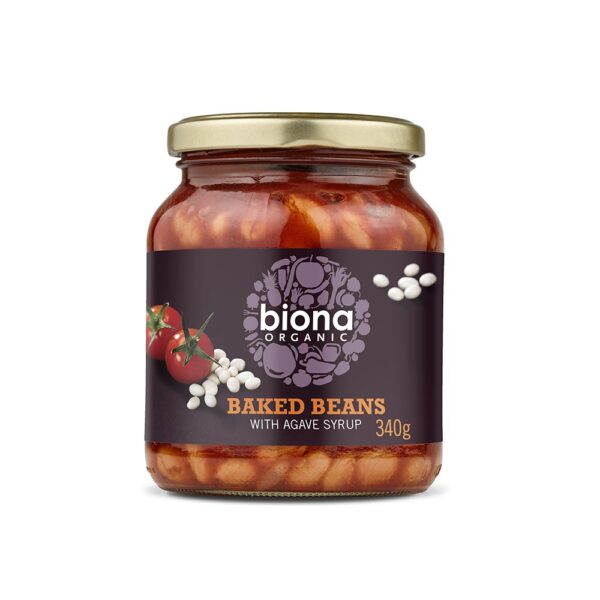 Biona Organic Baked Beans in Tomato Sauce 340g