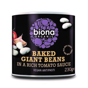 Biona Baked Giant Beans in Tomato Sauce Organic 230g (Min. 2)