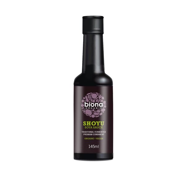 Biona Shoyu Sauce Organic Traditionally Brewed 145ml (Min. 2)