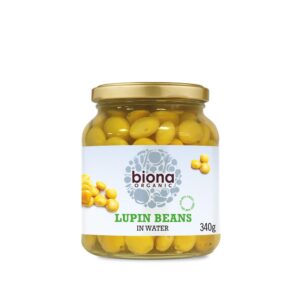 Biona Organic Lupin Beans in Glass Jar 340g (Min. 2)