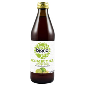 Biona Organic Kombucha Ginger & Lime 330ml (Min. 2)