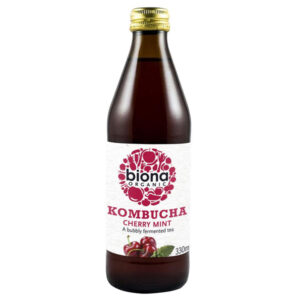 Biona Organic Kombucha Sour Cherry & Mint 330ml (Min. 2)