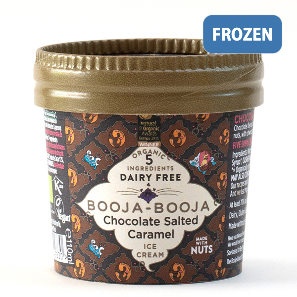 Booja-Booja Chocolate Salted Caramel Dairy Free Ice Cream 110ml (Min. 11)