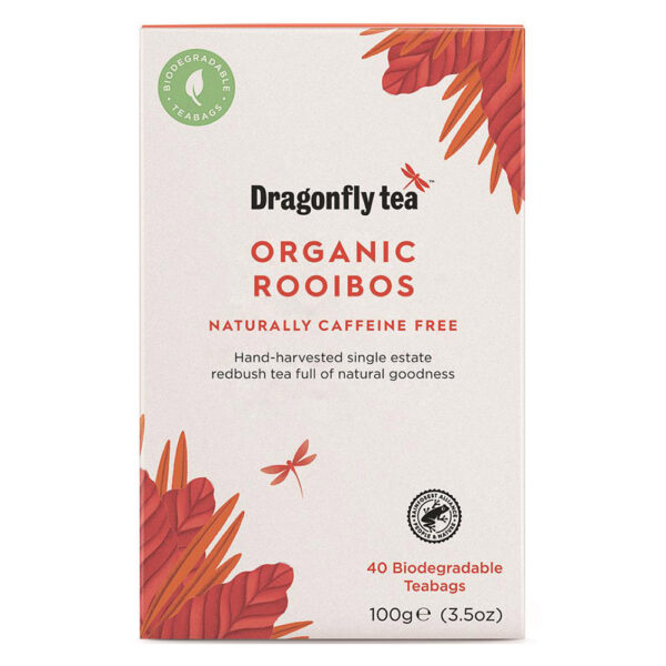 Dragonfly Tea FairTrade Organic Rooibos Tea 40 Bags