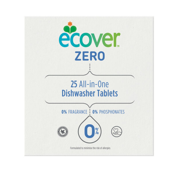 Ecover Zero All In One Dishwasher Tablets 25