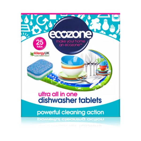 Ecozone All In One Ultra Dishwasher Tablets 25