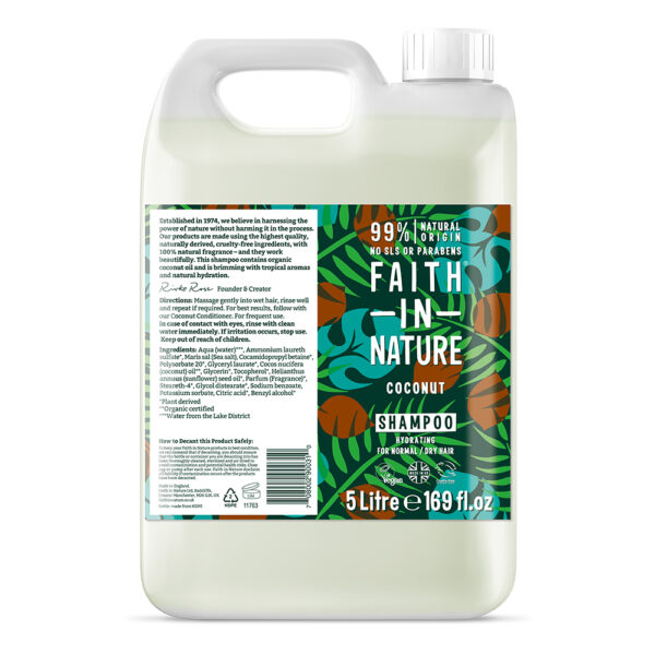 Faith in Nature Coconut Shampoo 5L
