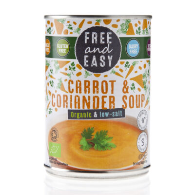 Free & Easy Organic Low Salt Carrot & Coriander Soup