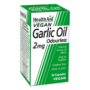HealthAid Garlic Oil 2mg (Odourless) 60 Vegicaps