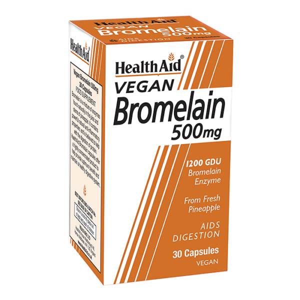 HealthAid Bromelain 500mg 30 Vegicaps