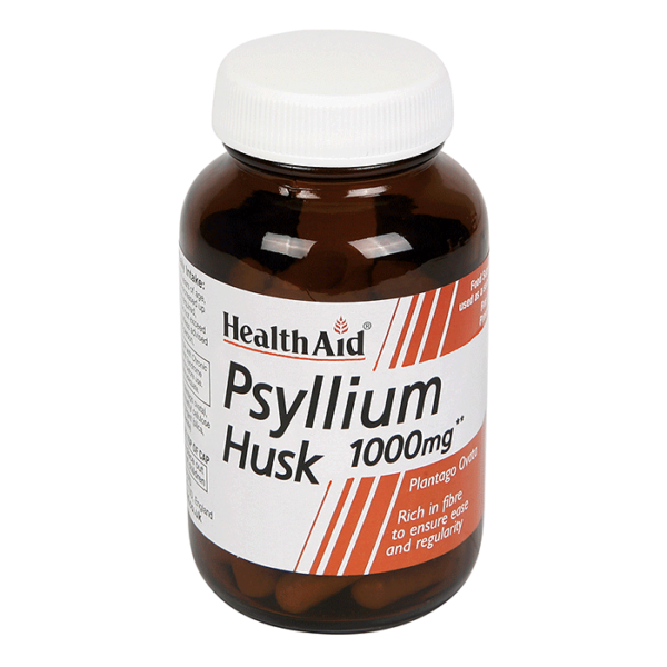 HealthAid Psyllium Husk 1000mg 60 Vegicaps