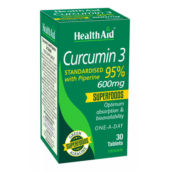 HealthAid Curcumin 3 30 Tablets