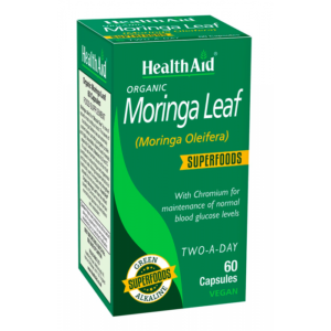 HealthAid Organic Moringa Leaf 60 Capsules