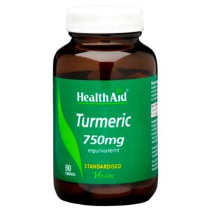 HealthAid Turmeric (Curcumin) 750mg Equivalent 60 Tablets