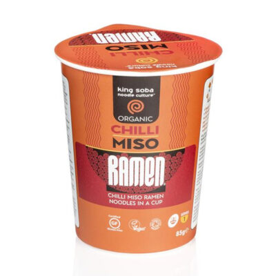 King Soba Organic Chilli Miso Ramen Cup