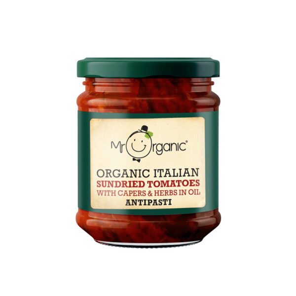 Mr Organic Sundried Tomato Antipasti 190g