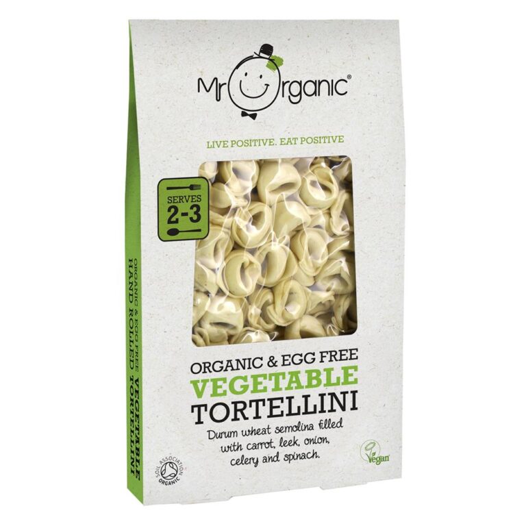 Mr Organic Egg Free Tortellini with Vegetables