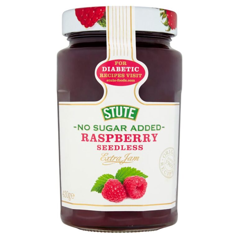 Stute No Sugar Added Raspberry Seedless Jam