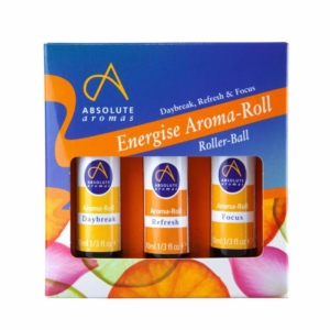 Absolute Aromas Energise Aroma-Roll Kit Set Of 3 X 10ml