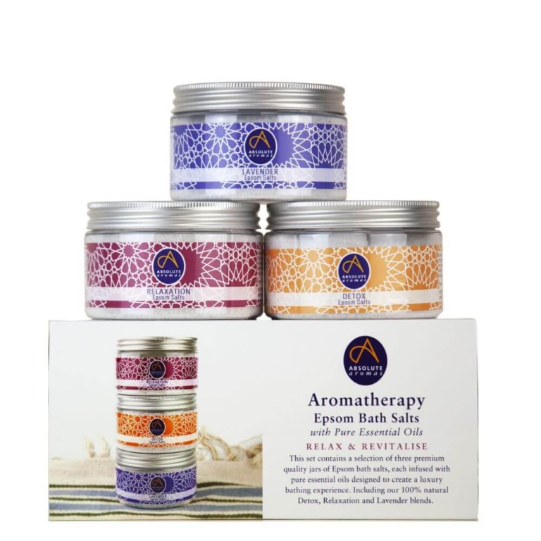 Absolute Aromas Epsom Salt Set Relax & Revitalise Set Of 3 X