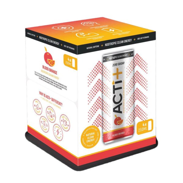 ACTIPH Water Acti+ Blood Orange Natural Energy