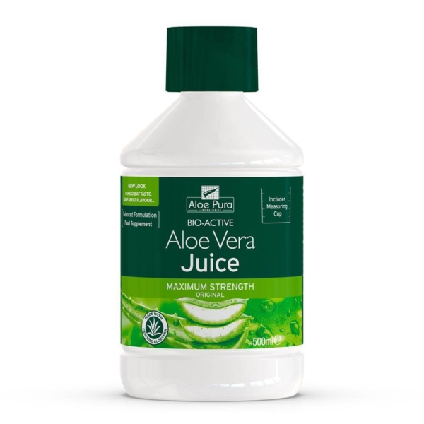 Optima Aloe Pura Aloe Vera Juice Max Strength 500ml