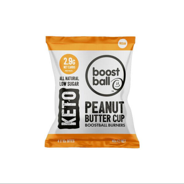 Boostball Keto Peanut Butter Cup 40g X 12