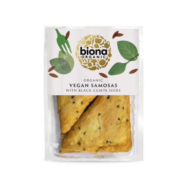 Biona Organic Vegan Samosas With Black Cumin Seeds 230g