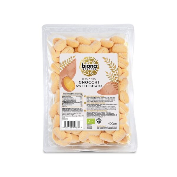 Biona Sweet Potato Gnocchi Organic 400g