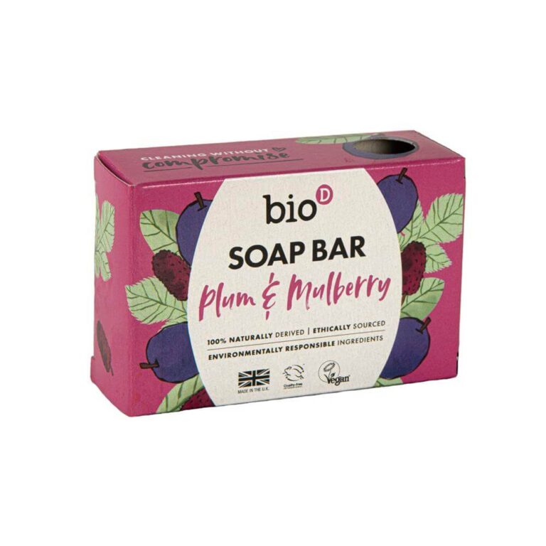 Bio-D Plum & Mulberry Boxed Soap Bar