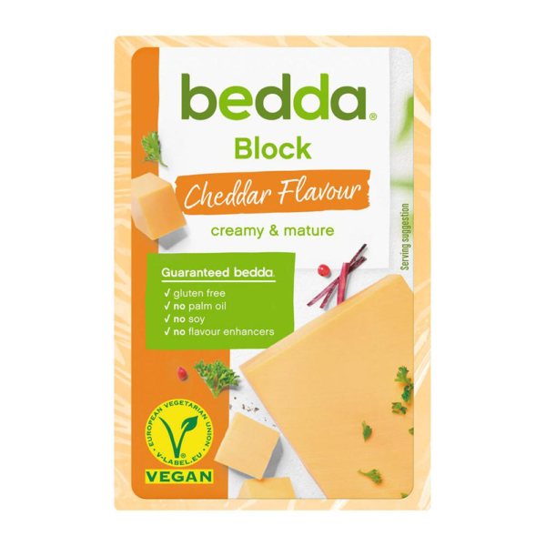 Bedda Block Cheddar Flavour 200g
