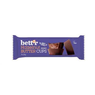 Bettr Organic Nut Butter Cups With Hazelnut