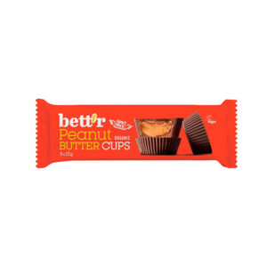 Bettr Organic Nut Butter Cups Peanut Cream 39g X 12