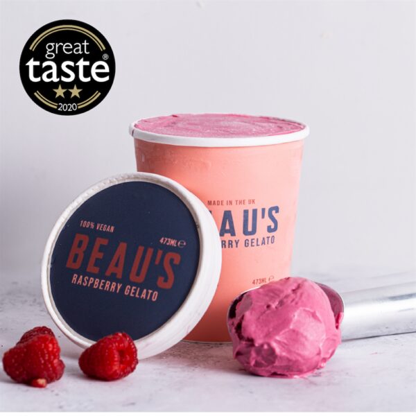 Beau's Gelato Raspberry Gelato 450ml